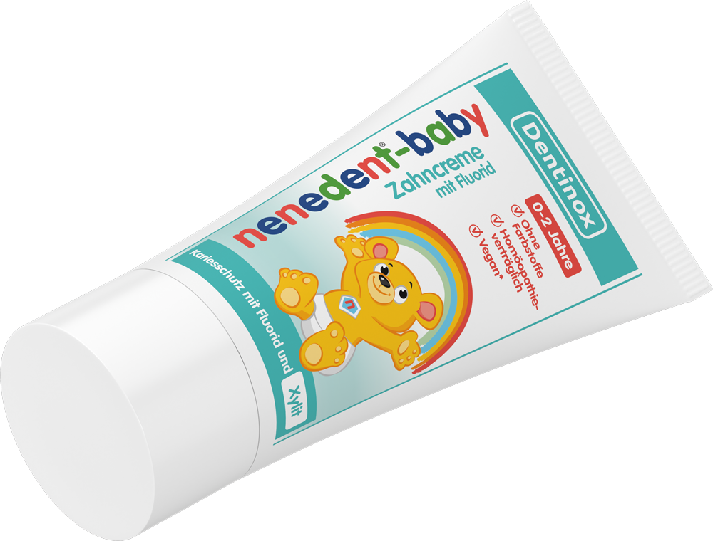 nenedent Baby-Zahncreme mit Fluorid